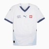 Virallinen pelipaita Sveitsi Vieras Euro 2024 Lyhythihainen - Lasten ( + Lyhyet housut )